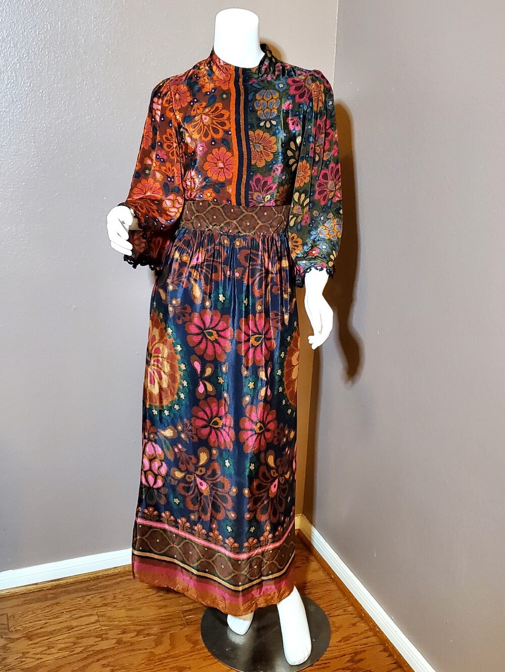NWT FARM RIO × Anthropologie Mock Neck Dress XS